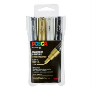 Set 4 Posca PC-1MC