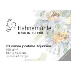 Cartes postales Aquarelle Moulin du Coq