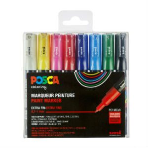 set 8 marqeurs posca PC-1MC